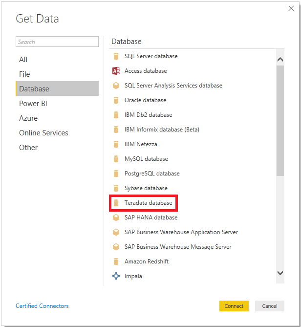 Connect Teradata Vantage To Power Bi Desktop Community